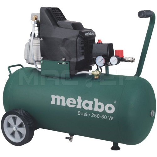 Поршневой масляный компрессор Metabo Basic 250-50 W, фото 1, цена Поршневой масляный компрессор Metabo Basic 250-50 W, фото 1, цена